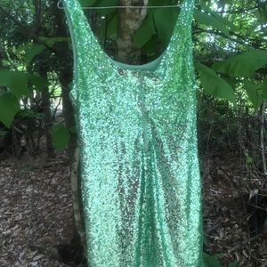 Forever 21 Dresses - Green Sequin short dress Forever 21 Dresses - Green Sequin short dress